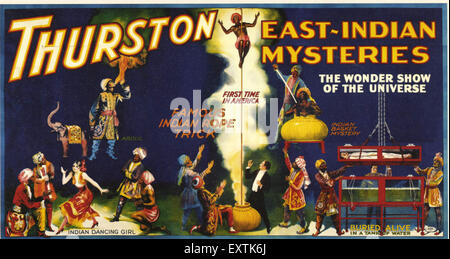 1910er Jahre USA Thurston Poster Stockfoto