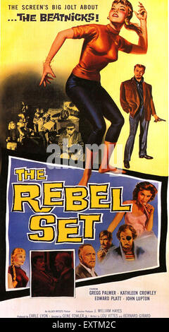 1950er Jahren USA die Rebel Set Filmplakat Stockfoto