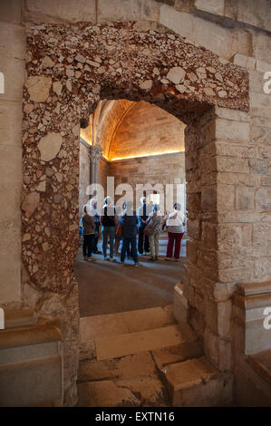 Italien Apulien Castel del Monte - das Schloss der Federico II di Hohenstaufen Stockfoto