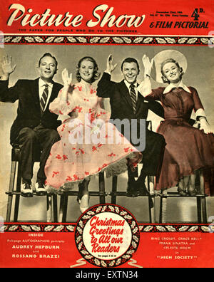 1950er Jahre UK Picture Show Magazin-Cover Stockfoto