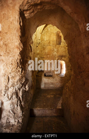 Italien Apulien Castel del Monte - das Schloss der Federico II di Hohenstaufen Stockfoto