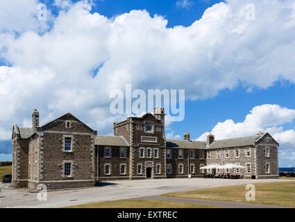 Royal Garrison Artillery Barracks in Pendennis Castle, Falmouth, Cornwall, England, UK Stockfoto