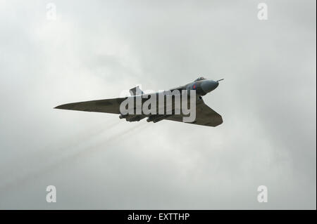 Avro Vulcan XH558 The Spirit Of Great Britain Jet powered Delta geflügelte strategischen nuklearen Bombenflugzeuge Stockfoto