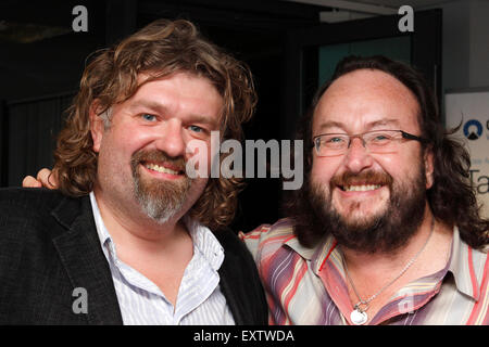 Die behaarte Biker, Si und Dave Stockfoto