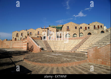 Italien, Basilicata, Aliano, Amphitheater Stockfoto