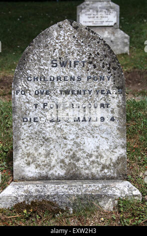Powerscourt Haus Haustiere Friedhof im County Wicklow Stockfoto