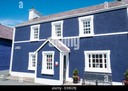 Bunten Reihenhäuser in Aberaeron,Ceredigion,Mid,West,Wales,U.K. Stockfoto