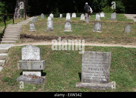 Powerscourt Haus Haustiere Friedhof im County Wicklow Stockfoto