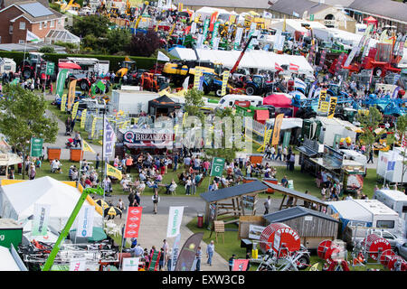 Harrogate, North Yorkshire, UK. 15. Juli, Luftaufnahme von der Great Yorkshire Show 15. Juli 2015 in Harrogate in North Yorkshi Stockfoto