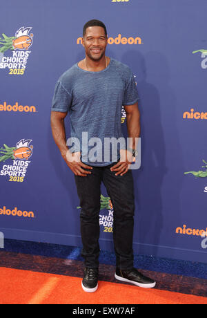 Los Angeles, Kalifornien, USA. 16. Juli 2015. Michael Strahan Teilnahme an den Nickelodeon Kids Choice Sport Awards 2015 roten Teppich statt an der UCLA Pauley Pavilion in Westwood, Kalifornien am 16. Juli 2015. 2015-Credit: D. Long/Globe Fotos/ZUMA Draht/Alamy Live-Nachrichten Stockfoto