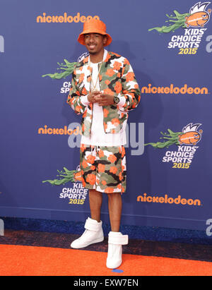 Los Angeles, Kalifornien, USA. 16. Juli 2015. Nick Cannon Teilnahme an den Nickelodeon Kids Choice Sport Awards 2015 roten Teppich statt an der UCLA Pauley Pavilion in Westwood, Kalifornien am 16. Juli 2015. 2015-Credit: D. Long/Globe Fotos/ZUMA Draht/Alamy Live-Nachrichten Stockfoto