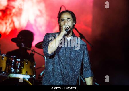 Mailand, 30. Juni 2015. Damian Marley tritt bei Carroponte © Roberto Finizio/Alamy Live News Stockfoto