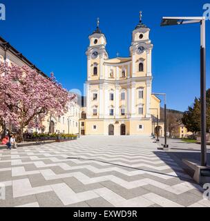 Basilika St. Michael, Mondsee, Oberösterreich, Österreich Stockfoto