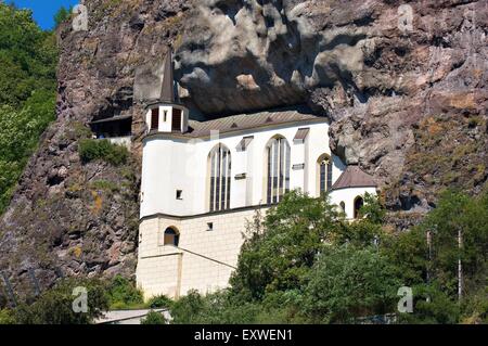 Felsenkirche Idar-Oberstein, Rheinland-Pfalz, Deutschland Stockfoto