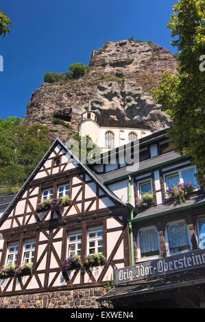 Felsenkirche Idar-Oberstein, Rheinland-Pfalz, Deutschland Stockfoto