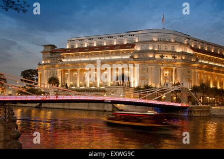 Fullerton Hotel, Sinagpore, Asien Stockfoto