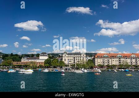 Zürichsee, Zürich, Schweiz, Europa Stockfoto