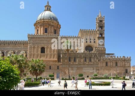 Kathedrale, Palermo, Sizilien, Italien, Europa Stockfoto