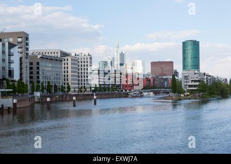 Westhafen, Frankfurt Am Main, Hessen, Deutschland, Europa Stockfoto