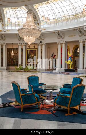 Innere des Hotel Negresco, Nizza, Frankreich Stockfoto