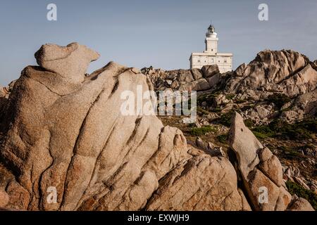 Bizarre Felslandschaft am Capo Testa, Sardinien, Italien Stockfoto