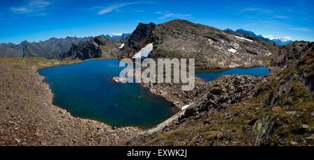 Bergseen in den Ötztaler Alpen, Tirol, Österreich Stockfoto