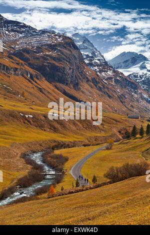 Val Fex, Oberengadin, Graubünden, Schweiz Stockfoto