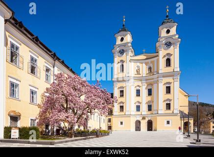 Basilika St. Michael, Mondsee, Oberösterreich, Österreich Stockfoto