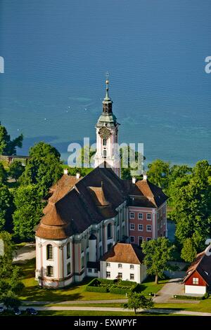 Barockkirche Birnau am Bodensee, Baden-Württemberg, Deutschland Stockfoto