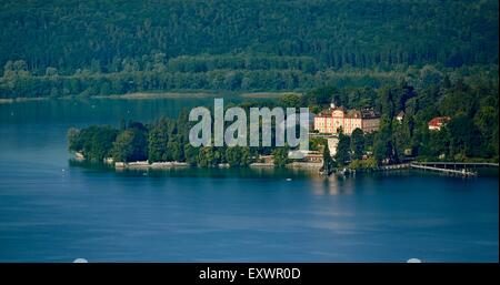 Mainau Schloss auf der Insel Mainau, Bodensee, Baden-Württemberg, Deutschland Stockfoto