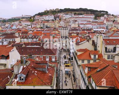 Castelo de Sao Jorge, Lissabon, Portugal, Europa Stockfoto