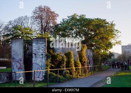 Gedenkstätte Berliner Mauer, Berlin, Deutschland, Europa Stockfoto