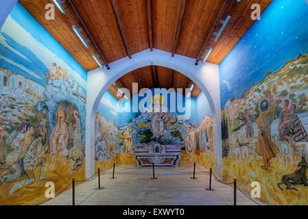 Kapelle Saint-Blaise, Les Baux-de-Provence, Bouches-du-Rhône, Frankreich, Provence - Alpes-Cote d Azur, Frankreich, Europa Stockfoto