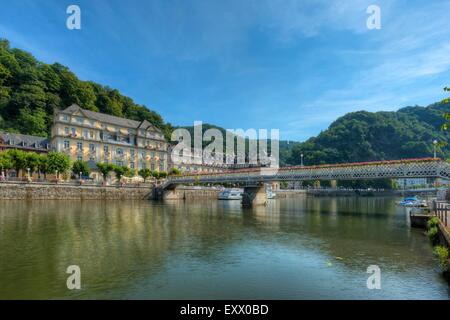 Kurhaus an der Lahn, Bad Ems, Rheinland-Pfalz, Deutschland, Europa Stockfoto