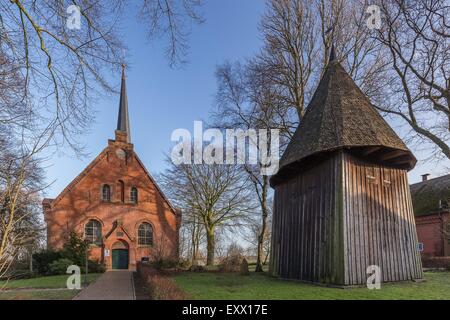 Vertiefen Sie St. Marien, Schleswig-Holstein, Deutschland, Europa Stockfoto