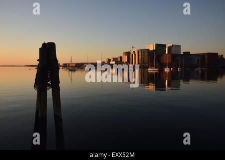 Fan Pier Hafen bei Sonnenaufgang Stockfoto