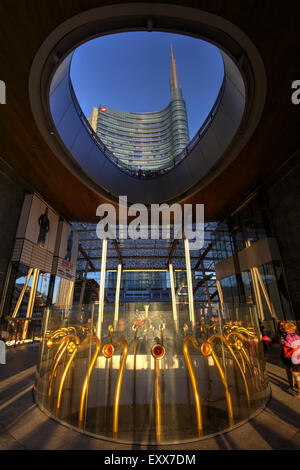 UniCredit Tower in Porta Nuova, Mailand, Italien Stockfoto