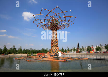 Der Baum des Lebens See Arena at Expo Milano 2015, Mailand, Italien Stockfoto