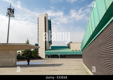 VALLADOLID, Spanien - 17. Juli 2015: Valladolid Science Museum wurde im Mai 2003 eröffnet. Stockfoto