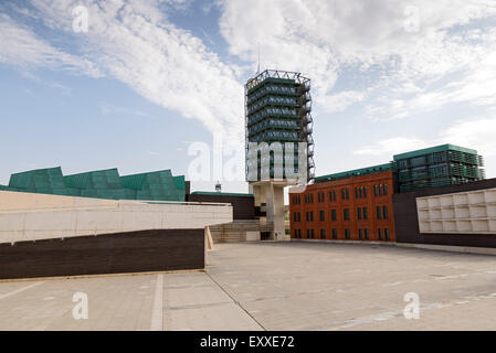 VALLADOLID, Spanien - 17. Juli 2015: Valladolid Science Museum wurde im Mai 2003 eröffnet. Stockfoto