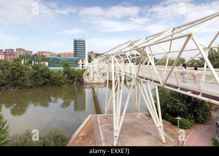 VALLADOLID, Spanien - 17. Juli 2015: Valladolid Science Museum wurde im Mai 2003 eröffnet. Stockfoto