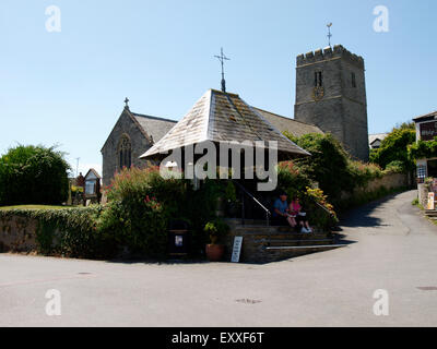 St. Marien Kirche, Mortehoe, Woolacombe, Devon, UK Stockfoto