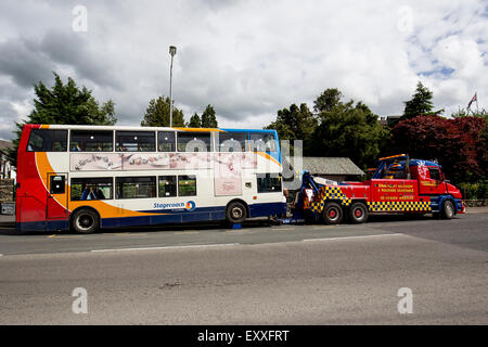 Bus-Recovery-Dienste Stockfoto