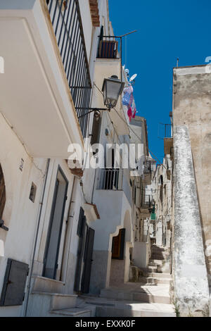 Lane Vieste, Apulien, Italien, EU Stockfoto