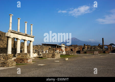 Ruinen von Pompeji in Italien Stockfoto