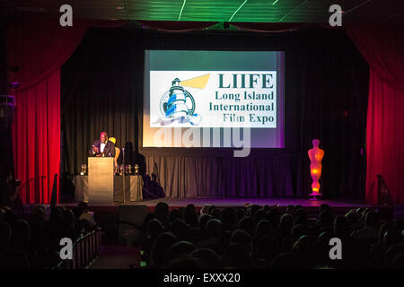 Bellmore, New York, USA. 16. Juli 2015. KEVIN BROWN, DOT COM auf der TV-Serie 30 ROCK, Gastgeber der LIIFE Preisverleihung in Bellmore Filme. Es war der 18. Long Island International Film Expo. Stockfoto