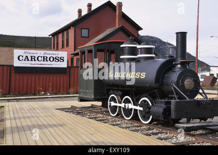 Die Herzogin Dampflok, Carcross, Yukon Stockfoto