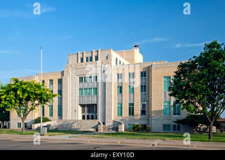 Roosevelt County Courthouse, Portales, New Mexico, Vereinigte Staaten Stockfoto