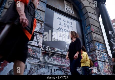 Vito Schnabels heiß ersehnte 190 Bowery Show schließt bevor es sogar mit öffnet: Atmosphäre wo: New York City, New York, Vereinigte Staaten, wann: 16. Mai 2015 Stockfoto