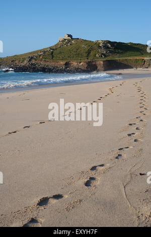 Porthmeor Beach in St. Ives, Cornwall Stockfoto